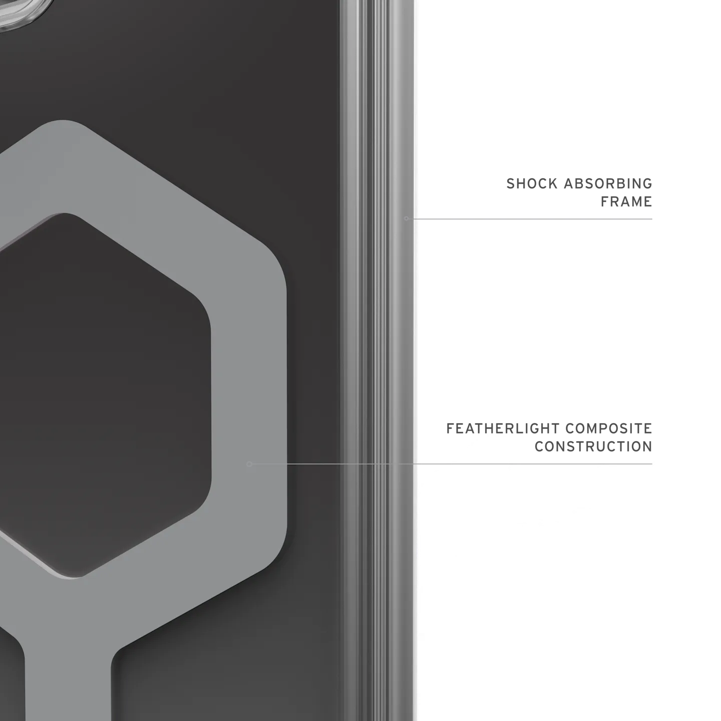 UAG Plyo Pro Rugged Case & Magnet Samsung S25 Ultra - Black / Clear Ombre