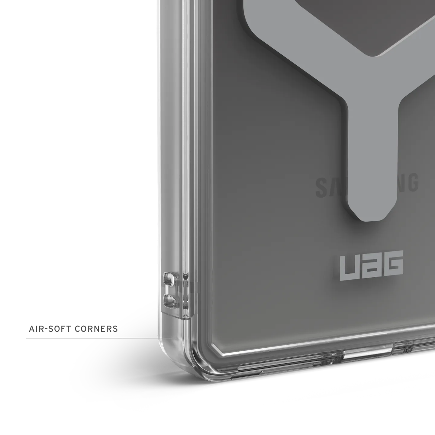 UAG Plyo Pro Rugged Case & Magnet Samsung S25 Ultra - Black / Clear Ombre