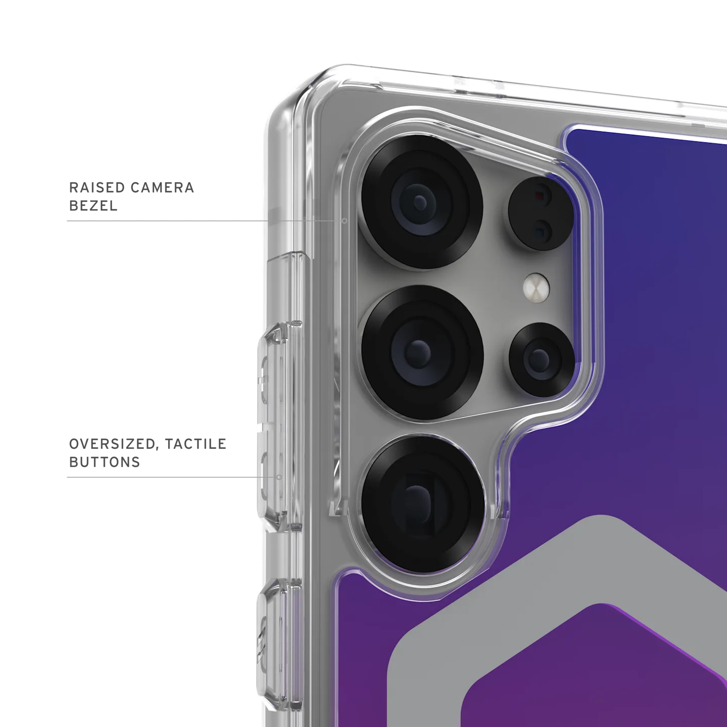 UAG Plyo Pro Rugged Case & Magnet Samsung S25 Ultra - Purple / Pink Ombre