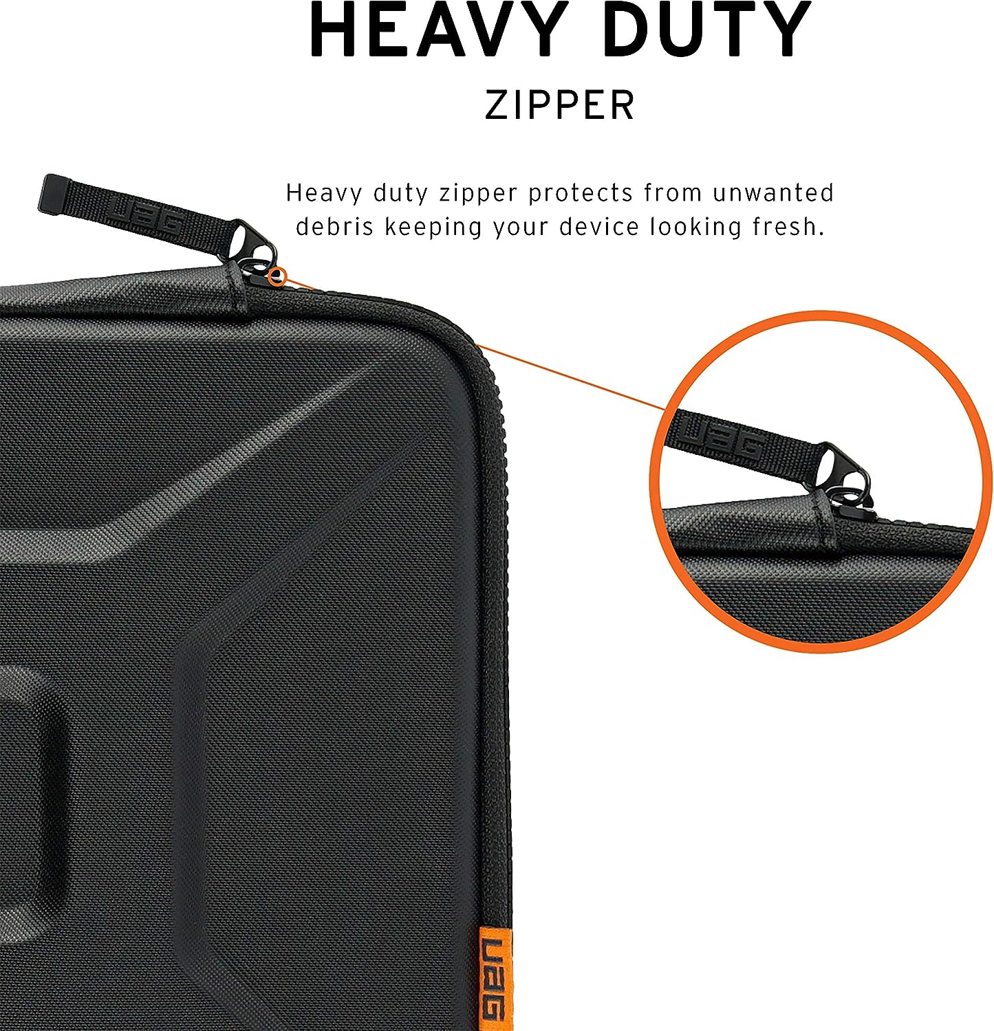 UAG Rugged Medium Laptop / Tablet Sleeve 13 inch with handle - Black