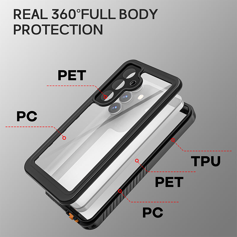 Samsung S25 case drop test visual – shockproof military-grade protection