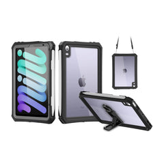 Rugged & Waterproof Protective Case iPad Mini 6 / 7 A16 - Black