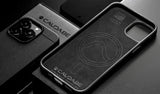 Caudabe Sheath Slim Protective Case with MagSafe iPhone 15 Pro 6.1 - Celestial Blue