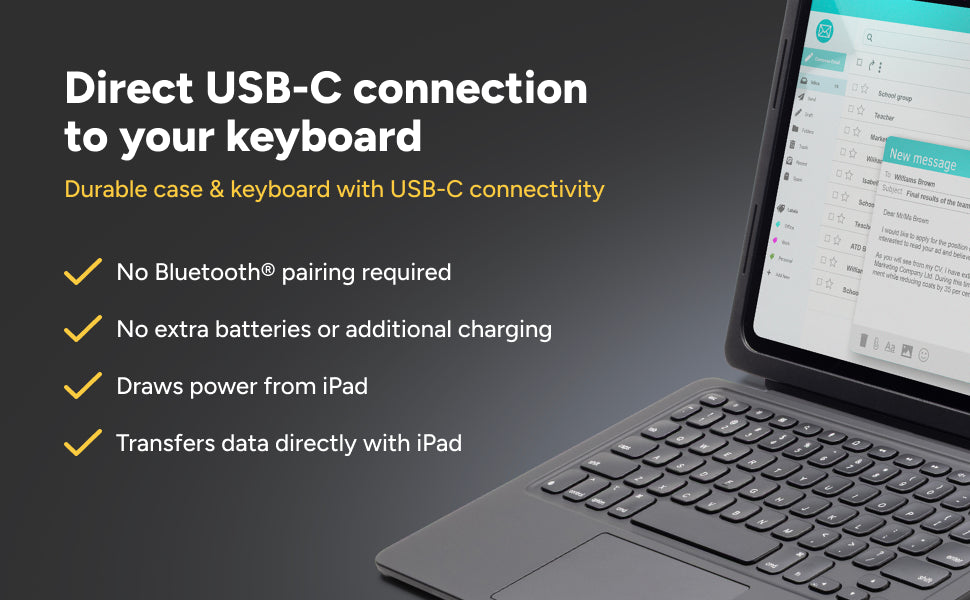 ZAGG Pro Keys Detachable Case & Wireless Keyboard iPad Air 11 M4 M3 M2