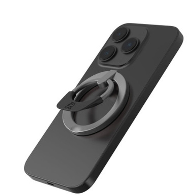ZAGG Magnetic Ring Snap 360 Phone Grip & Kickstand - Black