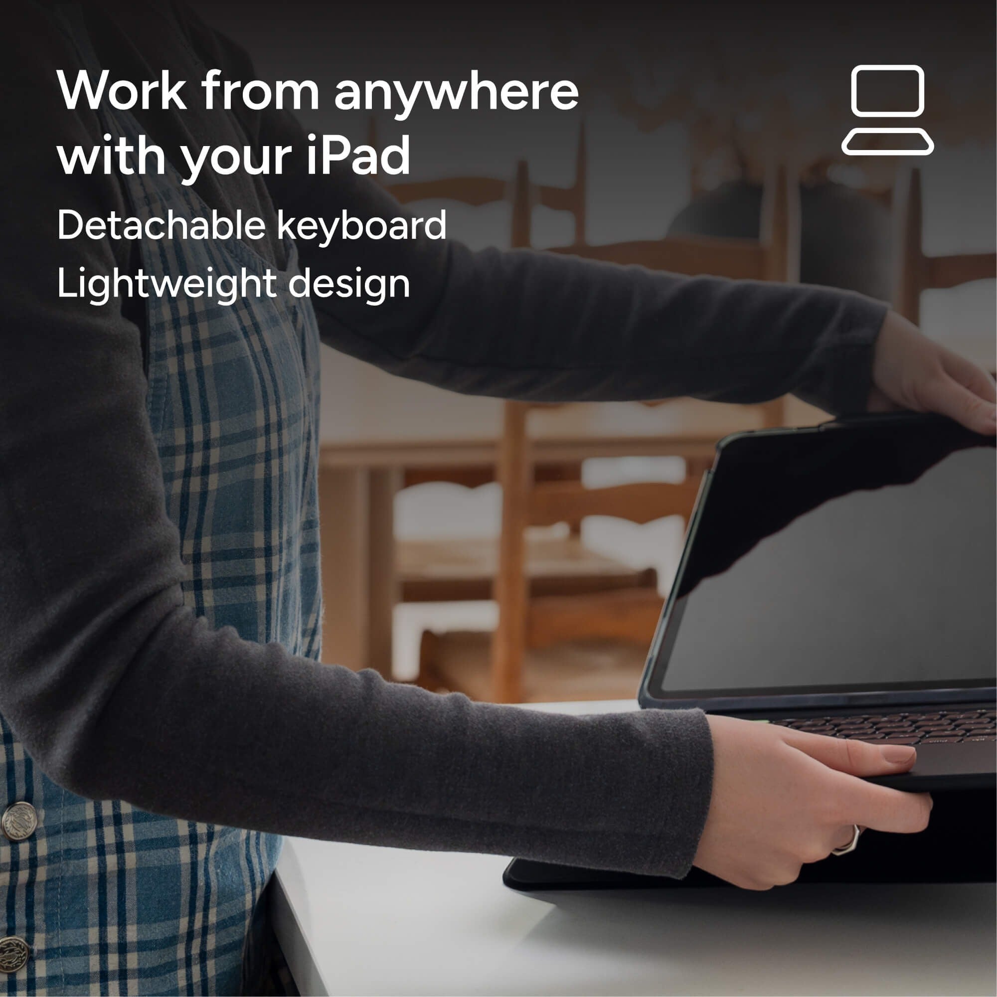 ZAGG Pro Keys Detachable Case & Wireless Keyboard iPad Air 11 M4 M3 M2