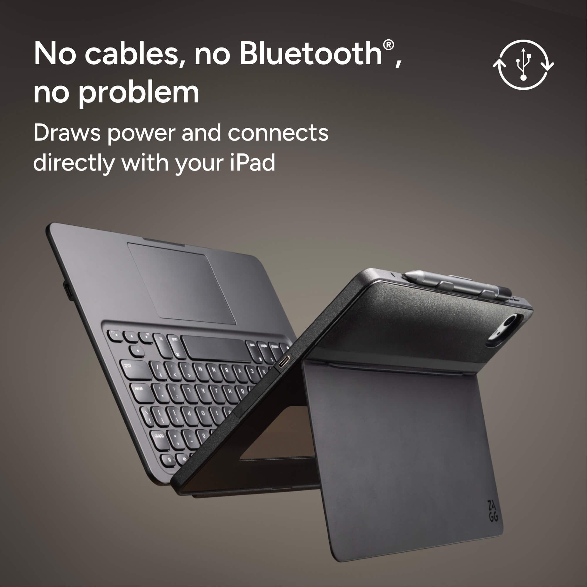 ZAGG Pro Keys Detachable Case & Wireless Keyboard iPad Air 11 M4 M3 M2