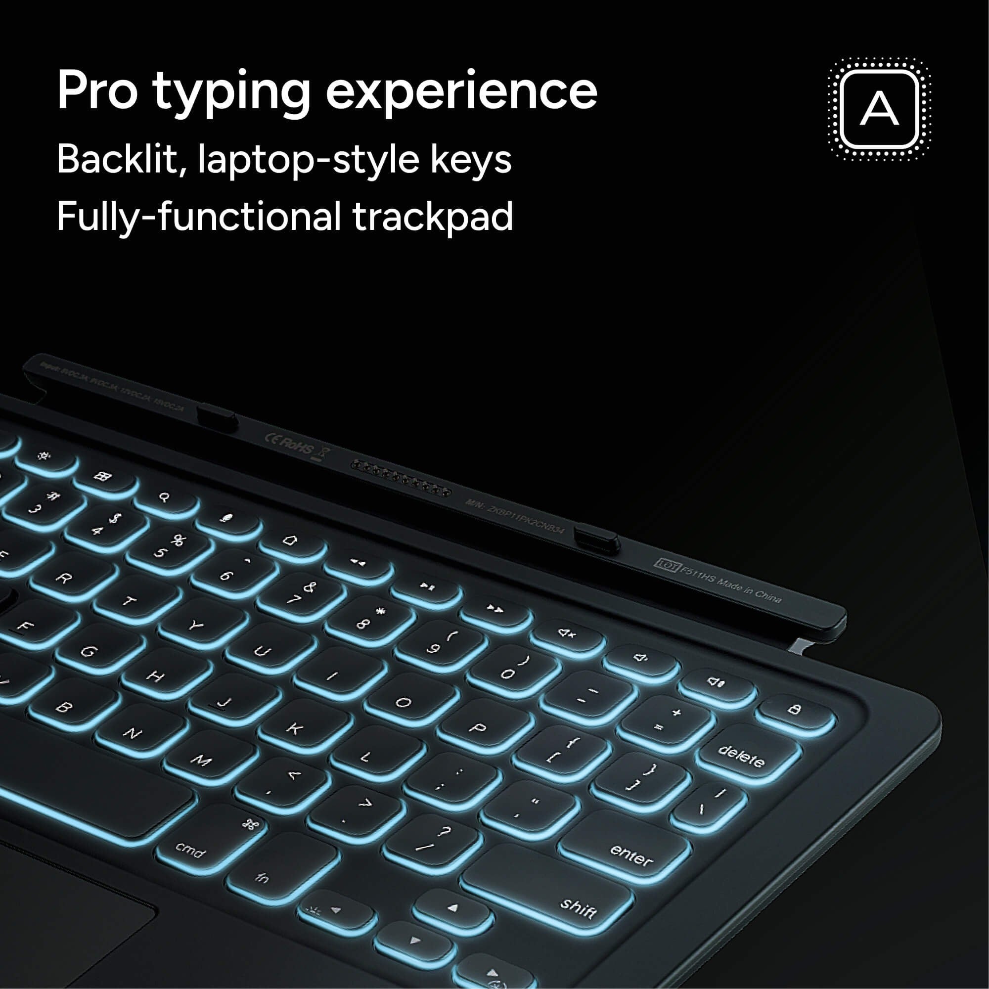 ZAGG Pro Keys Detachable Case & Wireless Keyboard iPad Air 11 M4 M3 M2