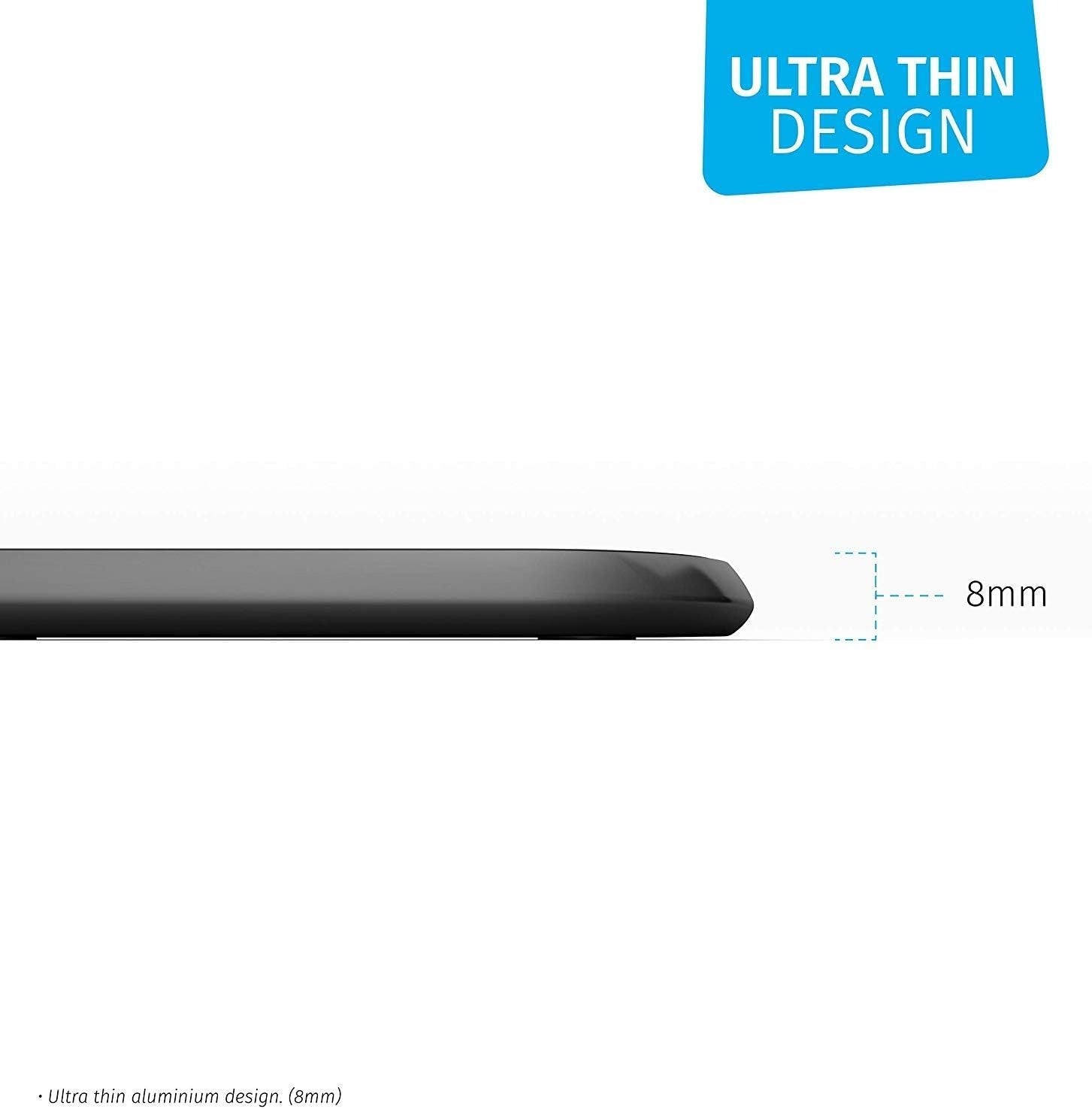 ZENS Aluminium Dual Wireless Charger 10W+10W - Black