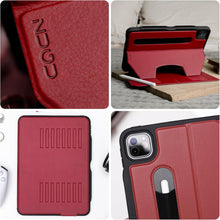 Load image into Gallery viewer, Zugu Magnetic Rugged Folio Case iPad Pro 12.9 in 6th &amp; 5th Gen - Scarlet Red