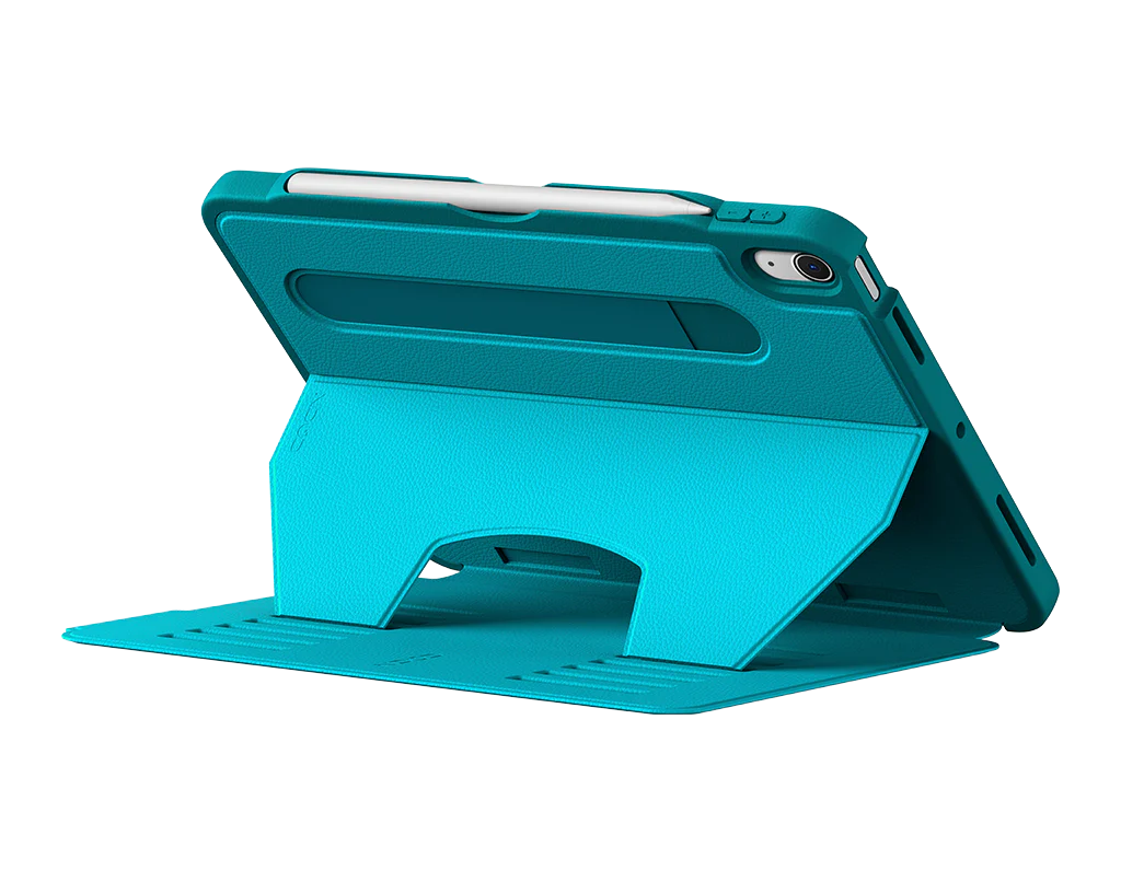 Zugu iPad Folio Case for iPad Air 11" M2 / M3 / M4 & Air 4th/5th - Aqua Teal