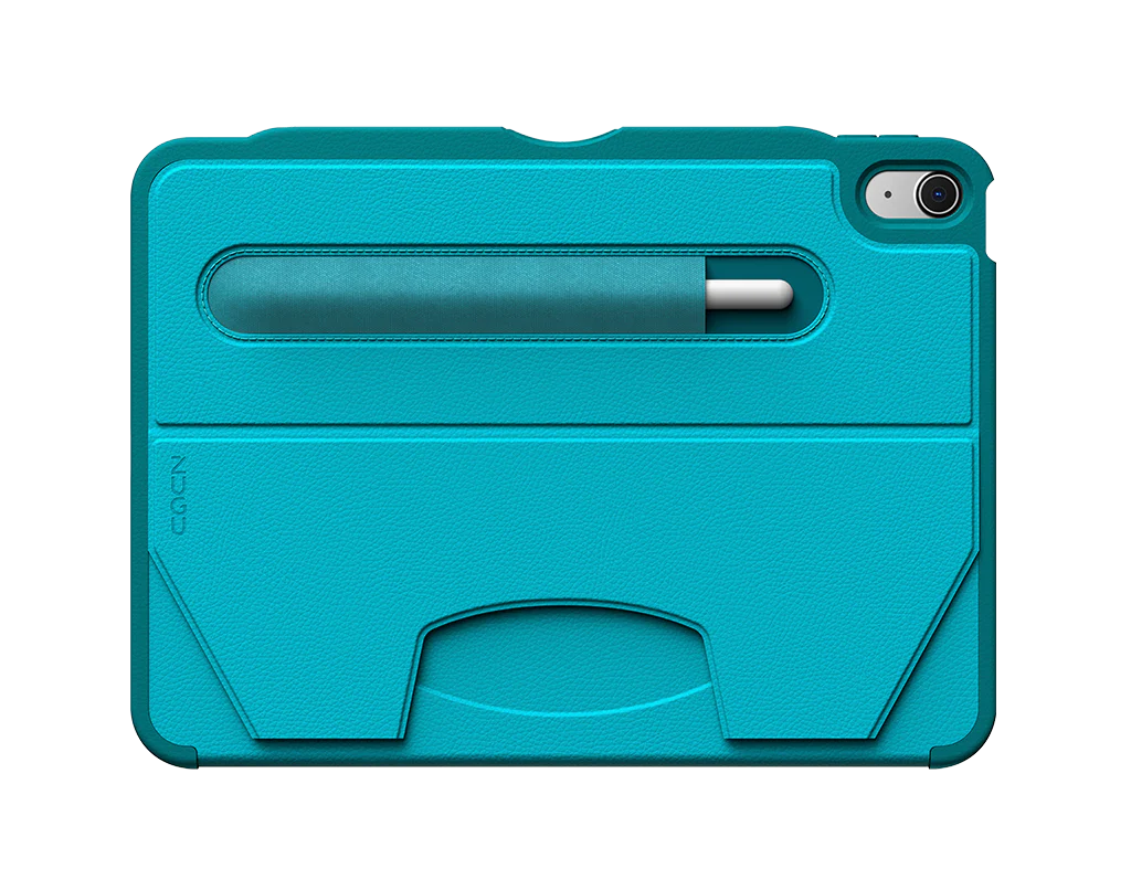 Zugu iPad Folio Case for iPad Air 11" M2 / M3 / M4 & Air 4th/5th - Aqua Teal