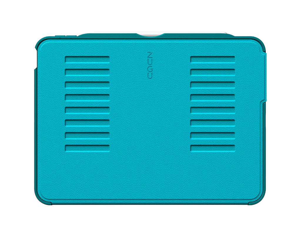 Zugu iPad Folio Case for iPad Air 11" M2 / M3 / M4 & Air 4th/5th - Aqua Teal