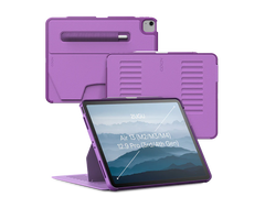 Zugu Case for iPad Air 13 M2 / M3 / M4 & Pro 12.9 3rd 4th Gen - Nova Purple