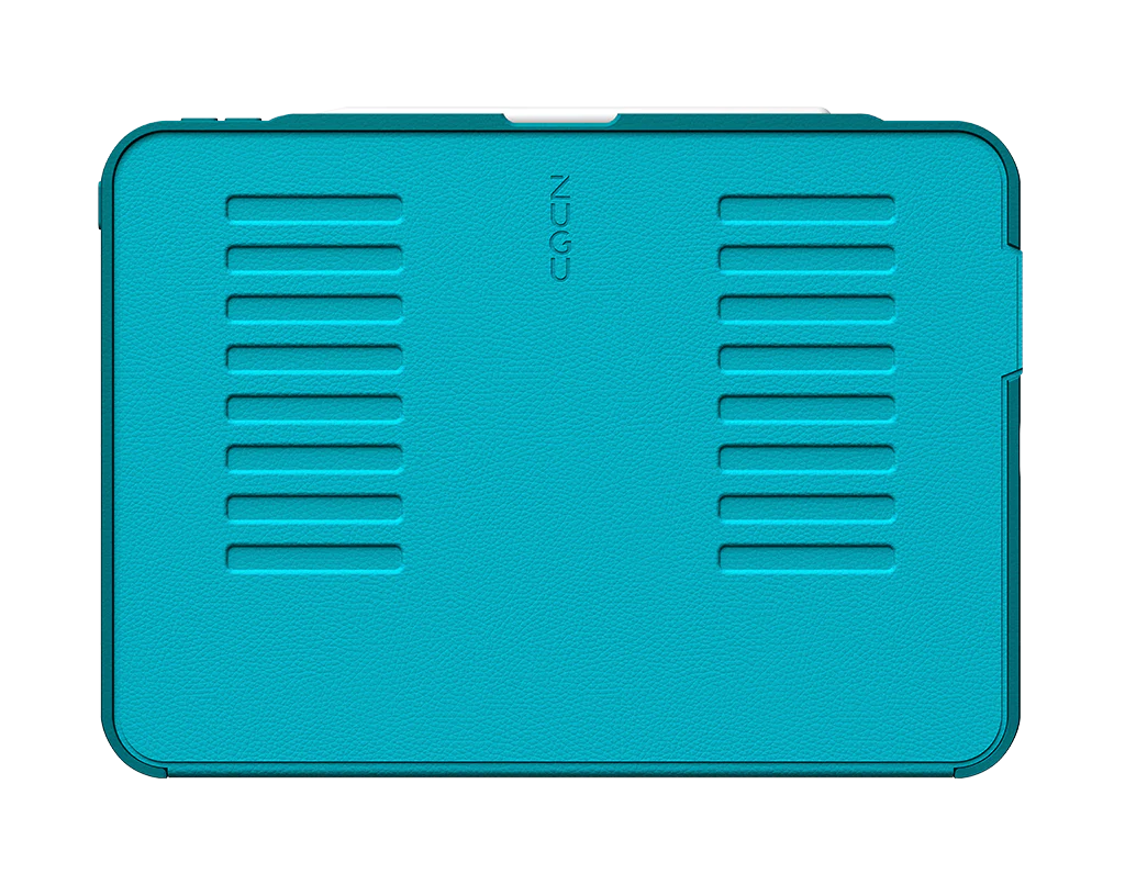 Zugu iPad Folio Case for iPad Pro 11 M4 / M5 - Aqua Teal
