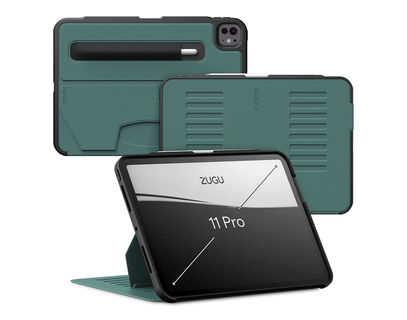 Zugu Case for iPad Pro 11 M4 / M5 - Pine Green