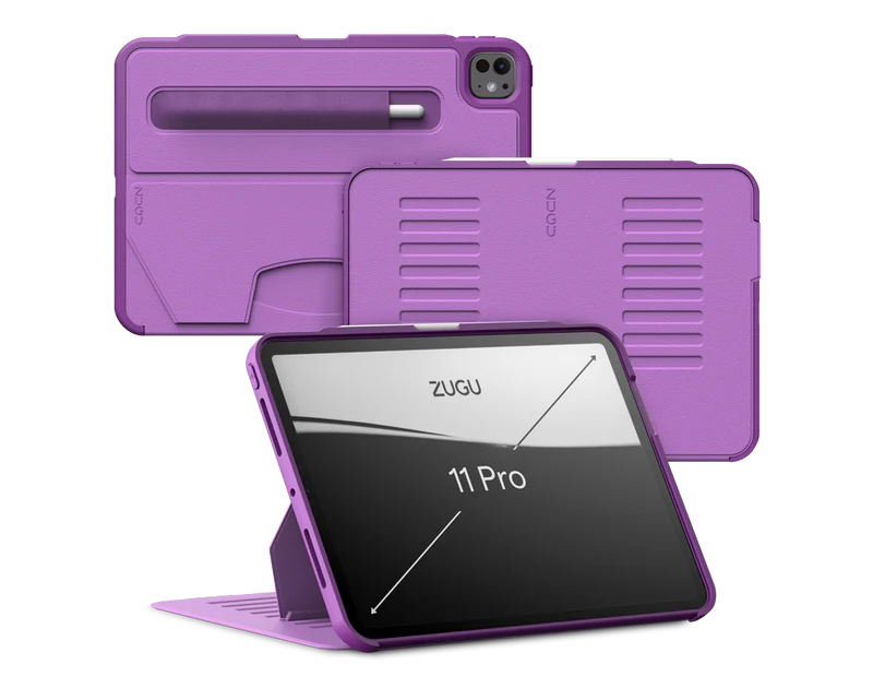Zugu iPad Folio Case for iPad Pro 11 M4 / M5 - Nova Purple