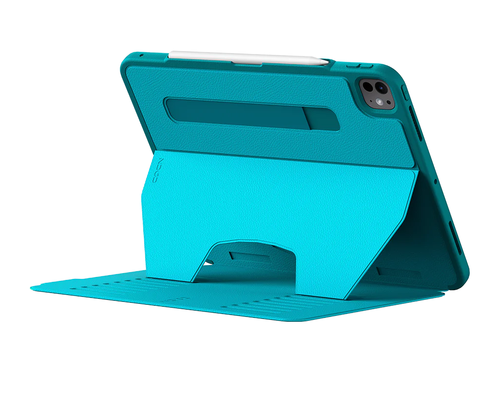 Zugu iPad Folio Case For iPad Pro 13 M4 / M5 - Aqua Teal