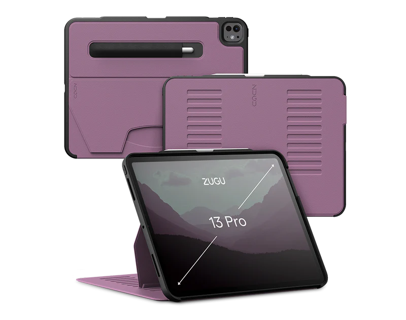 Zugu Case For iPad Pro 13 M4 7th Gen 2024 - Berry Purple