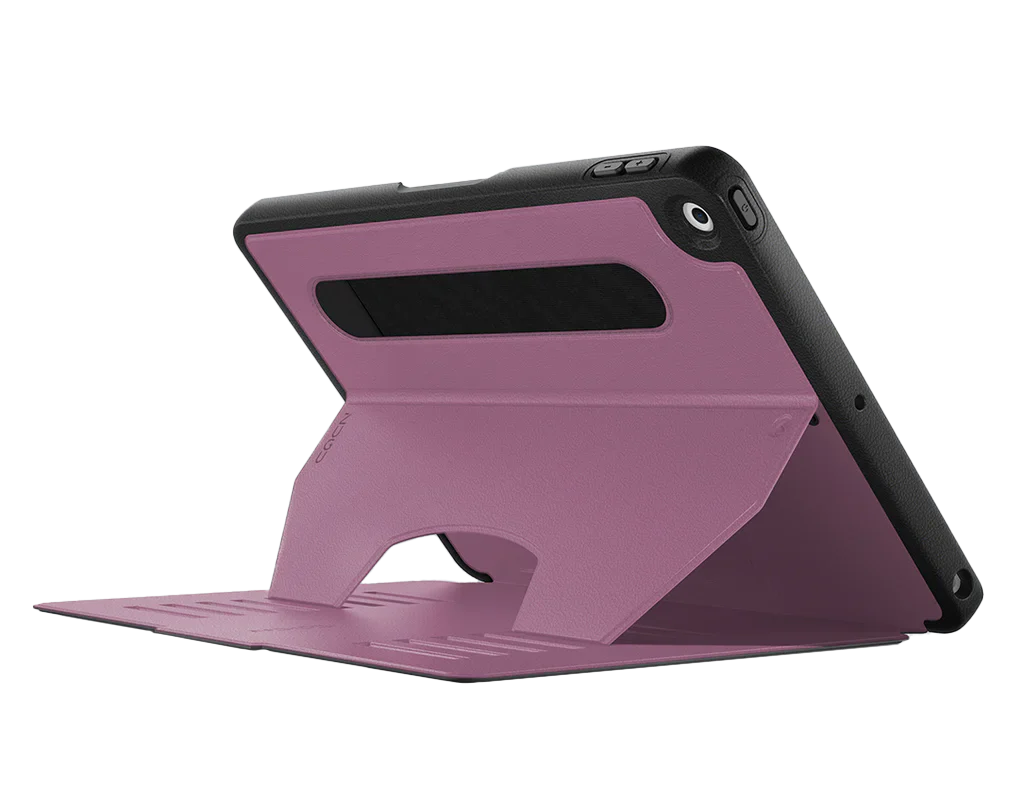 Zugu iPad Folio Case Magnetic Stand iPad 7th / 8th / 9th Gen 10.2 inch - Purple