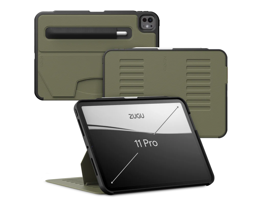 Zugu Case for iPad Pro 11 M4 / M5 - Olive