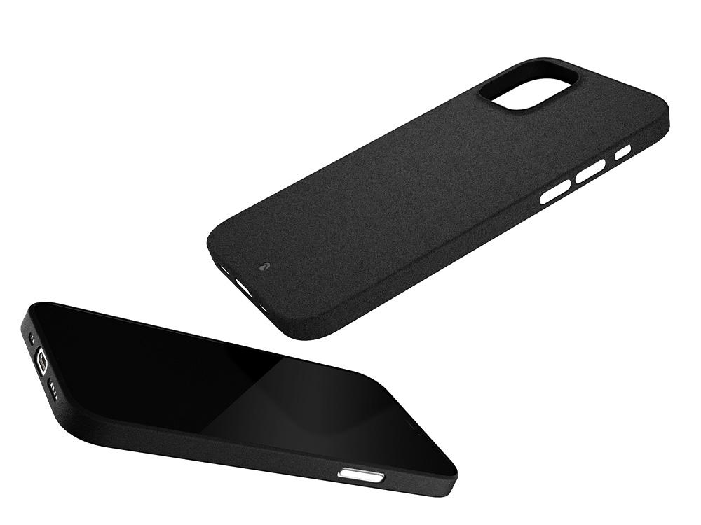 Caudabe The Veil Ultra Thin Case For iPhone iPhone 12 Pro Max - STEALTH BLACK - Mac Addict