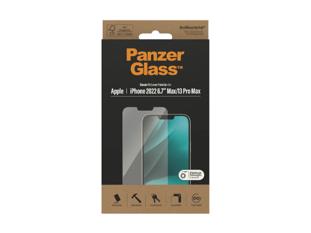 PanzerGlass Screen Guard Classic Fit iPhone 14 Plus 6.7 & 13 Pro Max