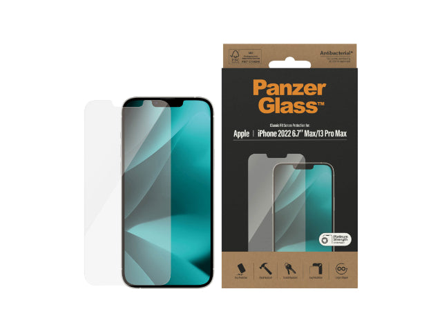 PanzerGlass Screen Guard Classic Fit iPhone 14 Plus 6.7 & 13 Pro Max