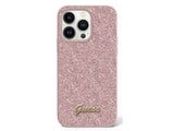 GUESS Glitter Flakes Protective Case iPhone 14 Plus 6.7 - Pink