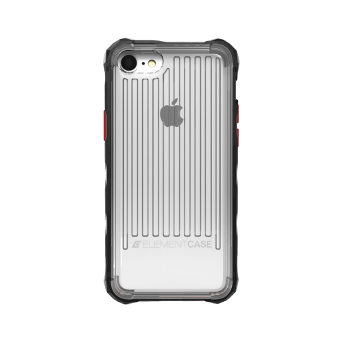 Element Case Special Ops Protective Case For iPhone SE 3rd / SE 2nd / 8 / 7 - Clear/Black