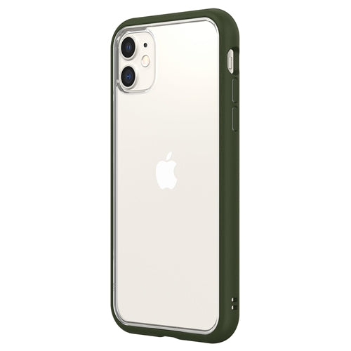 RhinoShield Mod NX Bumper Case & Clear Backplate iPhone 11 / XR - Camo Green 7