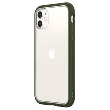 Load image into Gallery viewer, RhinoShield Mod NX Bumper Case &amp; Clear Backplate iPhone 11 / XR - Camo Green 7