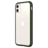 RhinoShield Mod NX Bumper Case & Clear Backplate iPhone 11 - Camo Green