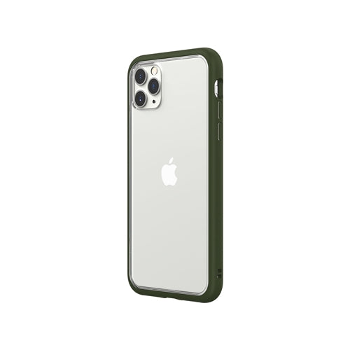 RhinoShield Mod NX Bumper Case & Clear Backplate iPhone 11 Pro Max / XS Max - Camo Green 1