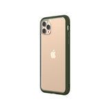 RhinoShield Mod NX Bumper Case & Clear Backplate iPhone 11 Pro Max - Camo Green