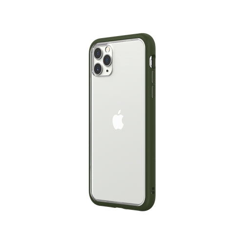 RhinoShield Mod NX Bumper Case & Clear Backplate iPhone 11 Pro Max / XS Max - Camo Green2