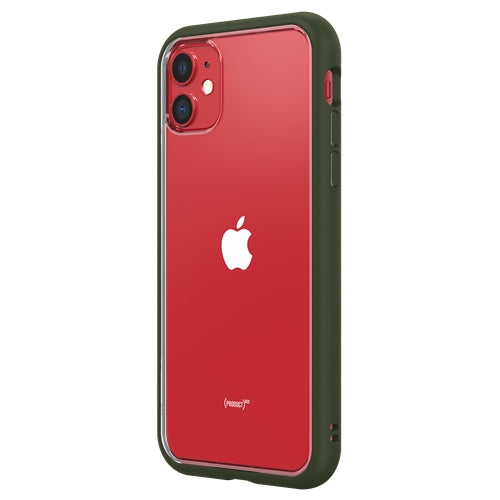 RhinoShield Mod NX Bumper Case & Clear Backplate iPhone 11 / XR - Camo Green 6