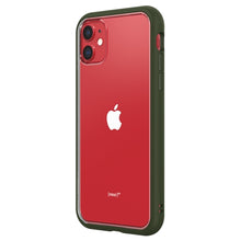 Load image into Gallery viewer, RhinoShield Mod NX Bumper Case &amp; Clear Backplate iPhone 11 / XR - Camo Green 6