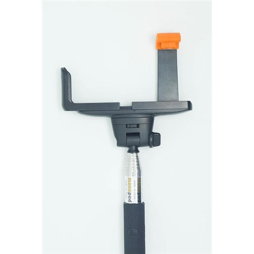 Selfie Stick with built in Bluetooth Shutter Black - No remote or Cable Required 0