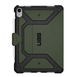 UAG Metropolis SE Rugged Folio Case iPad 10th 10.9 2022 Olive Green