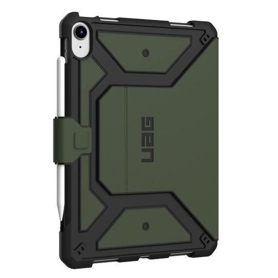 UAG Metropolis SE Rugged Folio Case iPad 10th 10.9 2022 Olive Green