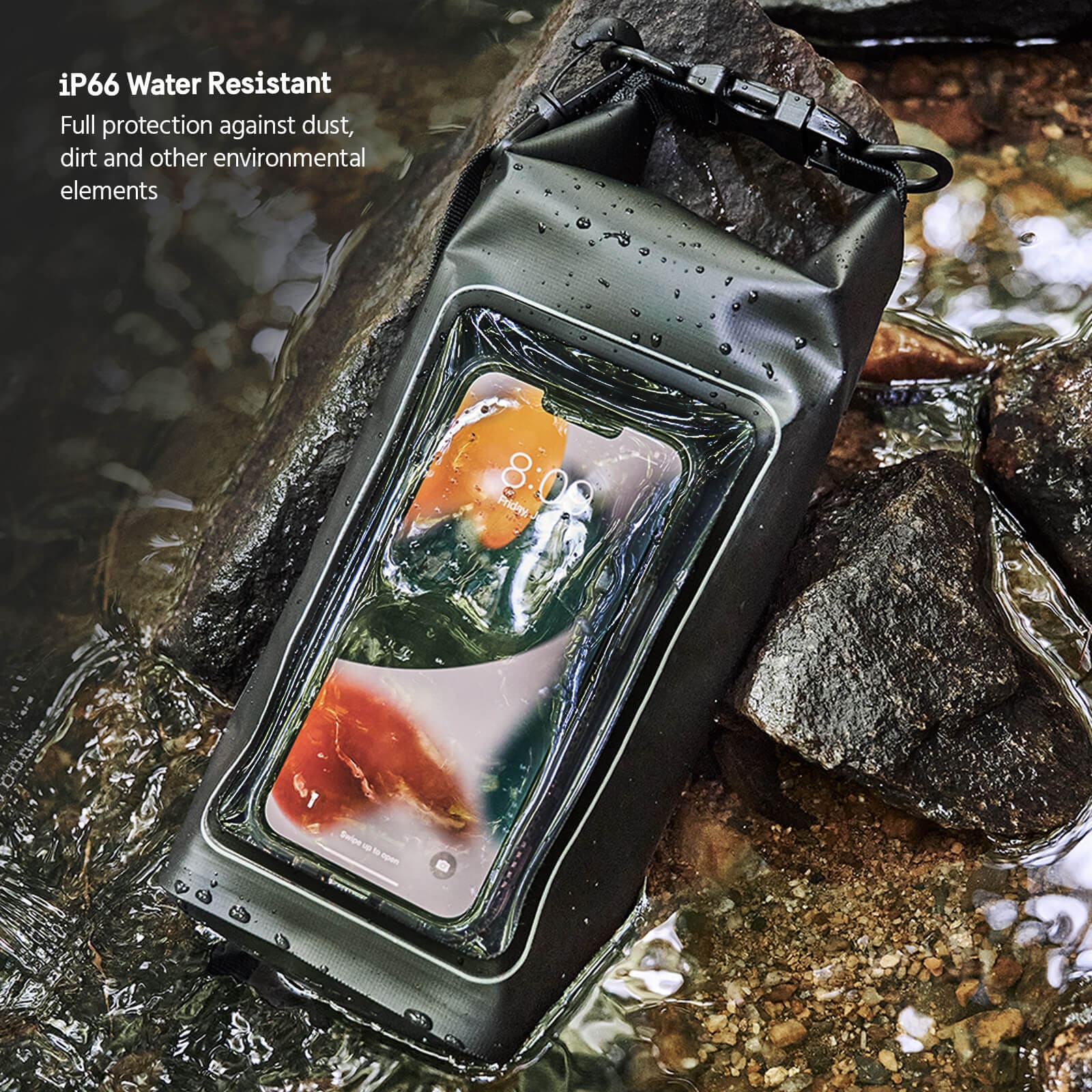 Marine Water Resistant 2L Dry Bag - Stealth Black