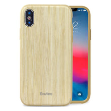Load image into Gallery viewer, Evutec iPhone X/XS Wood Case W/ AFIX Vent Mount - Bamboo