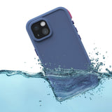 otterbox fre case for iphone 14 plus purple back protection