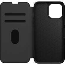 Load image into Gallery viewer, Otterbox Strada Folio Case iPhone 13 Standard 6.1 inch Shadow Black