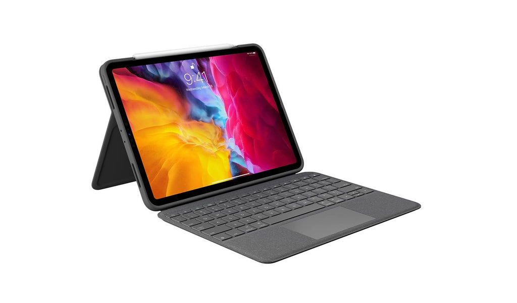 Logitech Folio Touch Keyboard Case & Trackpad iPad Pro 11 1st - 4th Gen - Grey