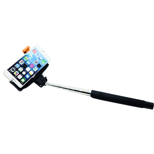 Selfie Stick with built in Bluetooth Shutter Black - No remote or Cable Required 3