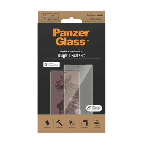 PanzerGlass Screen Guard Tempered Glass Pixel 7 Pro 6.7 inch