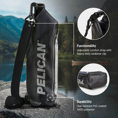Marine Water Resistant 2L Dry Bag - Stealth Black