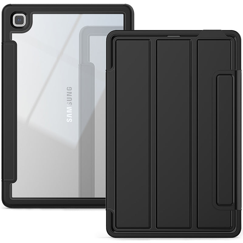 Rugged Trifold Folio Case Samsung Tab A7 Lite T220 8.7 inch - Black